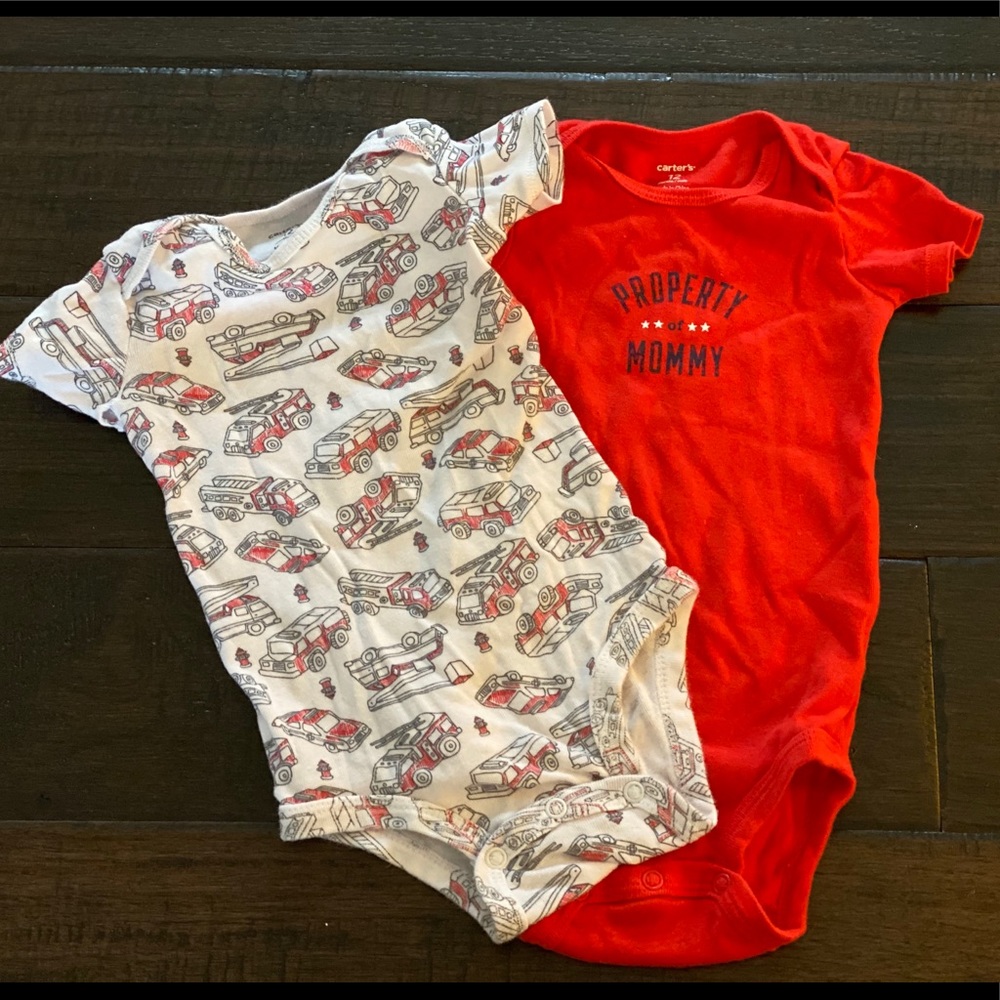 Cute two piece set of onesies